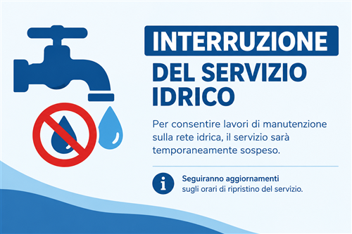 Interruzione del Servizio Idrico nelle Frazioni Merletti, Wold, Uterio, San Nicolao, Pedemonte, Ronco e Ponte